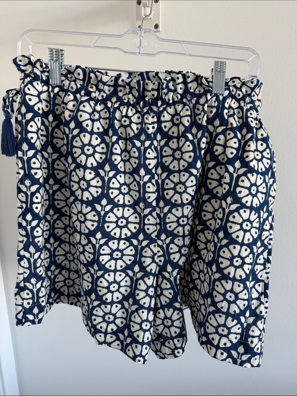 Roller Rabbit x Target Navy and White Printed Pull-On Shorts